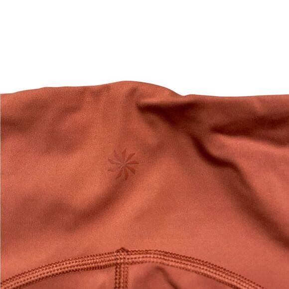 ATHLETA Ultimate Capri Stash Pocket 7/8 Tight Legging Orange Size Small - Picture 6 of 7